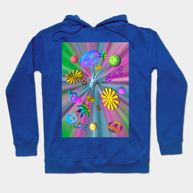 Groovy Poster Hoodie by rturnbow